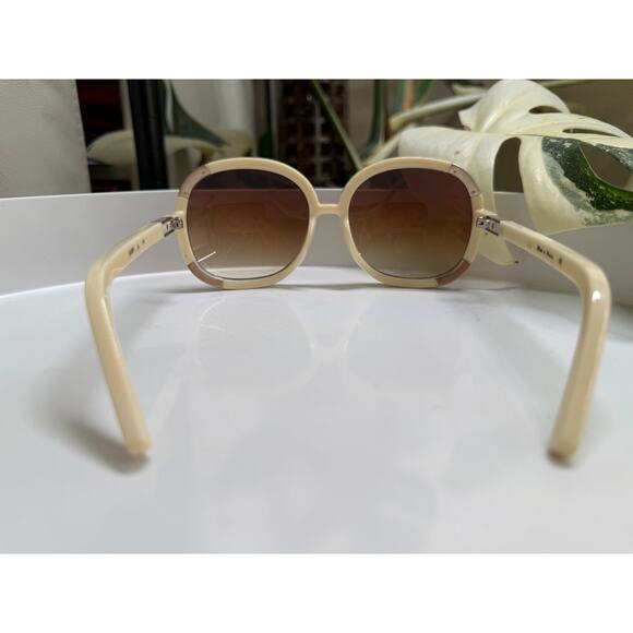 Authentic Chloe Myrte CL 2119 Oversized Ivory Sunglasses with Case main image 10